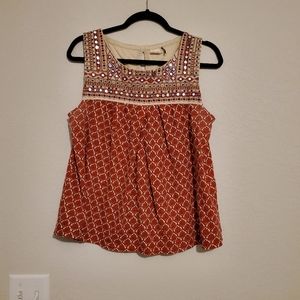 Anthropologie Akemi+Kin print top